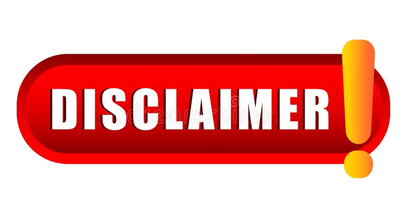 Disclaimer